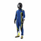 Overálok CIK-FIA gyerek gokart overál SPARCO Kerb K44, kék/fekete/sárga/fehér | race-shop.hu
