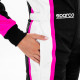 Overálok CIK-FIA Overál SPARCO Lady Kerb K44 black/white/pink | race-shop.hu