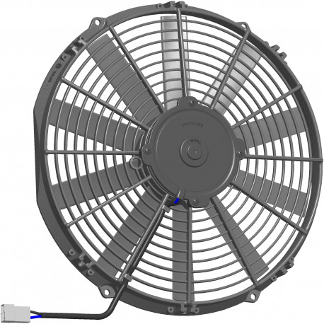 Ventillátorok 12V Univerzális elektromos ventilátor SPAL 330mm - nyomó, 12V | race-shop.hu