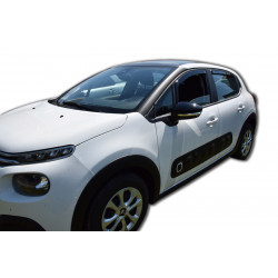 Ablak légterelők CITROEN C3 III 5D 2017-up (+OT) 4db (első+hátsó)