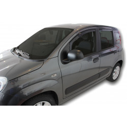 Ablak légterelők FIAT PANDA III 5D 02/2012-up (+OT) 4db (első+hátsó)