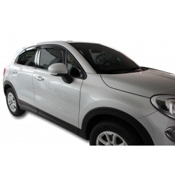 Ablak légterelők FIAT 500X 5D 2015-up (+OT) 4db (első+hátsó)