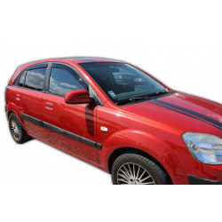 Ablak légterelők KIA RIO II 5D 2005-2010 (+OT) HTB 4db (első+hátsó)