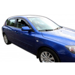 Ablak légterelők MAZDA 3 I 5D 08/2003-2008 (+OT) HTB 4db (első+hátsó)