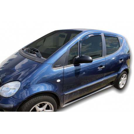 Ablak deflektorok Ablak légterelők MERCEDES klasy A, W168 5D 1997-2004 (+OT) 4db (első+hátsó) | race-shop.hu