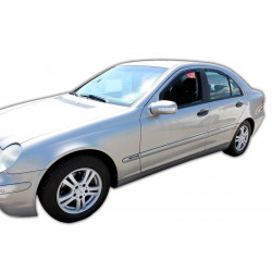 Ablak légterelők MERCEDES klasy C, 4D W 203, 2000–2007 (+OT) SEDAN 4db (első+hátsó)
