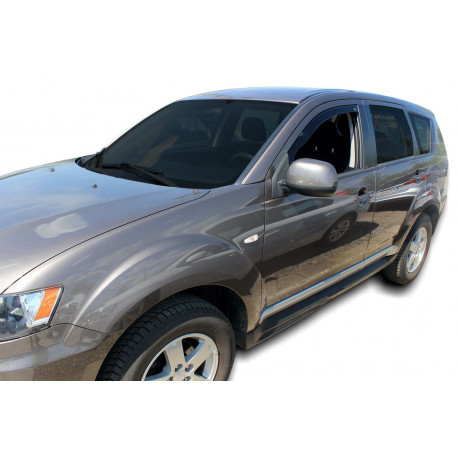 Ablak deflektorok Ablak légterelők MITSUBISHI OUTLANDER (II gen) 5D 2007-2012 2db (első) | race-shop.hu