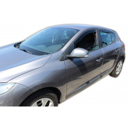 Ablak légterelők RENAULT MEGANE III 5D 11/2008-2016(+OT) 4db (első+hátsó)
