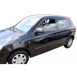 Ablak légterelők SKODA FABIA II 5D 05.2007-2014 (+OT) HTB 4db (első+hátsó)