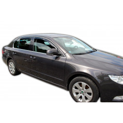 Ablak légterelők SKODA SUPERB II 4D 10/2008-2015 (+OT) SEDAN 4db (első+hátsó)