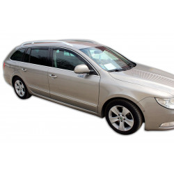 Ablak légterelők SKODA SUPERB II 5D 2009-2015 (+OT)COMBI 4db (első+hátsó)