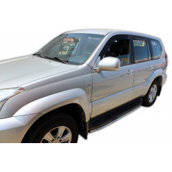Ablak légterelők TOYOTA LAND CRUISER J 120 5D 2003-2009 (+OT) 4db (első+hátsó)
