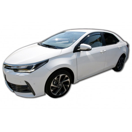 Ablak deflektorok Ablak légterelők TOYOTA COROLLA E16 4D 2013-2018 (+OT) sedan (XI gen) 4db (első+hátsó) | race-shop.hu