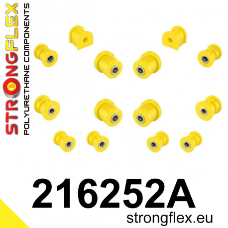 Poliuretán szilentblokkok STRONGFLEX - 216252A: Hátsó felfüggesztés szilentkészlet SPORT | race-shop.hu
