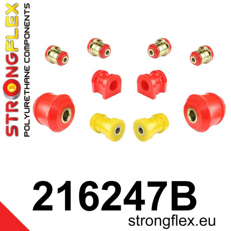 Poliuretán szilentblokkok STRONGFLEX - 216247B: Első felfüggesztés szilentkészlet | race-shop.hu