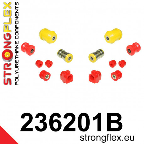 Poliuretán szilentblokkok STRONGFLEX - 236201B: Első felfüggesztés szilentkészlet | race-shop.hu