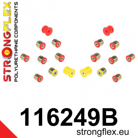 W140 (91-98) STRONGFLEX - 116249B: Hátsó felfüggesztés szilentkészlet | race-shop.hu