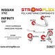 G37 (07-13) STRONGFLEX - 281963A: Első alsó tengelytávtartó - első szilent SPORT | race-shop.hu