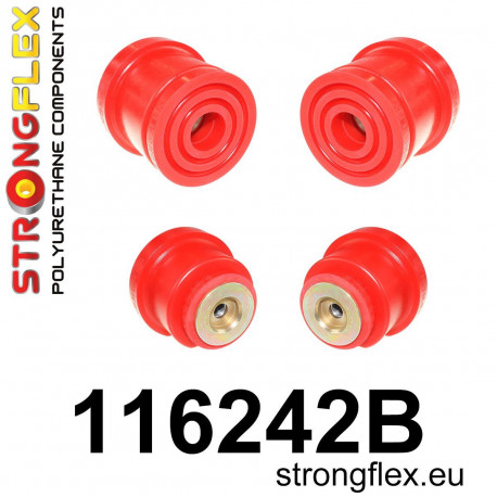 W210 STRONGFLEX - 116242B: Hátsó alvázkeret szilentkészlet | race-shop.hu