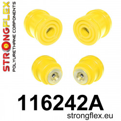 STRONGFLEX - 116242A: Hátsó alvázkeret szilentkészlet SPORT