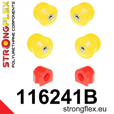 Poliuretán szilentblokkok STRONGFLEX - 116241B: Első felfüggesztés szilentkészlet | race-shop.hu