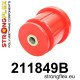 Poliuretán szilentblokkok STRONGFLEX - 211849B: Hátsó alvázkeret - első szilent | race-shop.hu