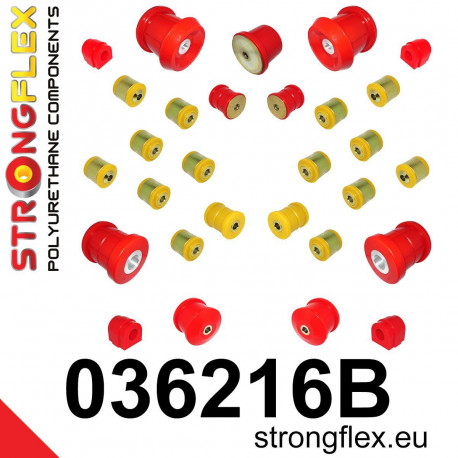 Poliuretán szilentblokkok STRONGFLEX - 036216B: Felfüggesztés szilentkészlet | race-shop.hu