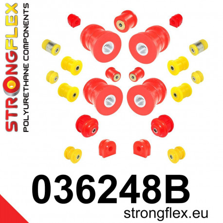 E63 E64 02-10 STRONGFLEX - 036248B: Felfüggesztés szilentkészlet | race-shop.hu
