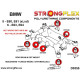E63 E64 02-10 STRONGFLEX - 036245B: Hátsó gerenda szilentkészlet | race-shop.hu