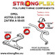 Poliuretán szilentblokkok STRONGFLEX - 131955B: Első stabilizátor szilent | race-shop.hu