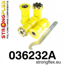 STRONGFLEX - 036232A: Rear trailing arm bush kit eccentric SPORT