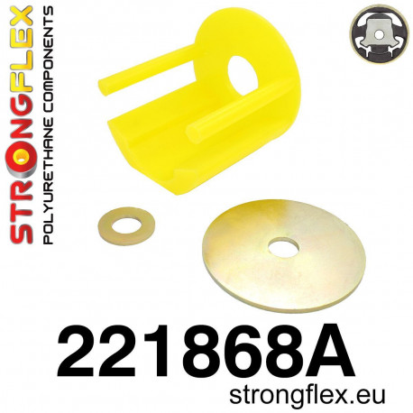 Poliuretán szilentblokkok STRONGFLEX - 221868A: Alsó motortartó szilent SPORT | race-shop.hu