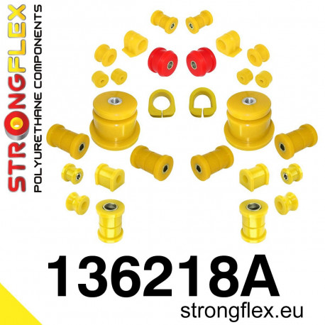 Poliuretán szilentblokkok STRONGFLEX - 136218A: Teljes felfüggesztés szilentkészlet SPORT | race-shop.hu