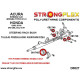 CRX del Sol (92-97) STRONGFLEX - 086201A: Kormányrúd tartó szilentkészlet SPORT | race-shop.hu