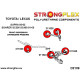 Poliuretán szilentblokkok STRONGFLEX - 211625B: Első alsó keresztlengőkar hátsó szilent | race-shop.hu