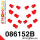 AP2 (04-09) STRONGFLEX - 086152B: Hátsó felfüggesztés szilentkészlet AP2 | race-shop.hu