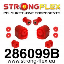 STRONGFLEX - 286099B: Első felfüggesztés poliuretán szilent készlet