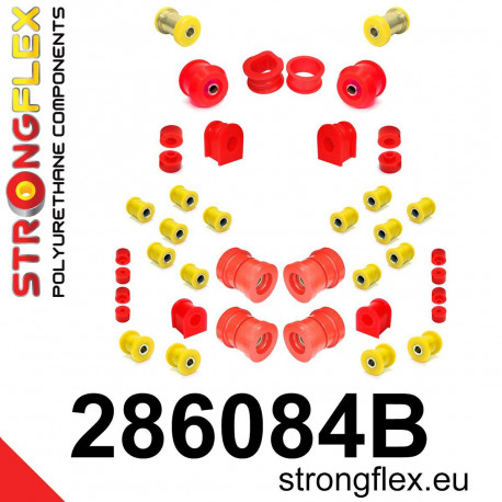 Poliuretán szilentblokkok STRONGFLEX - 286084B: Teljes felfüggesztés szilentkészlet | race-shop.hu