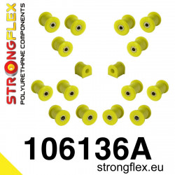 STRONGFLEX - 106136A: Hátsó felfüggesztés poliuretán szilentkészlet SPORT