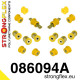 VI (95-00) JAPAN EJ, EK, EM1 STRONGFLEX - 086094A: Hátsó felfüggesztés szilentkészlet - hátsó lengőkar tartószilent nélkül SPORT | race-shop.hu