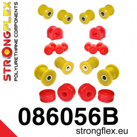 CRX (88-91) STRONGFLEX - 086056B: Első felfüggesztés szilentkészlet | race-shop.hu