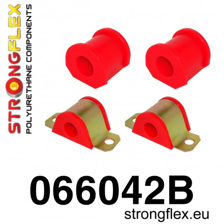 Poliuretán szilentblokkok STRONGFLEX - 066042B: Első stabilizátor poliuretán szilentkészlet | race-shop.hu