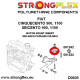 Seicento (98-08) STRONGFLEX - 061522A: Motortartó szilent SPORT | race-shop.hu
