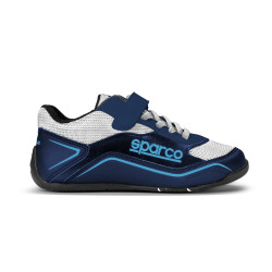 SPARCO S-Pole kid`s shoes - Blue/cyan
