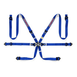 FIA 6 pontos sport biztonsági öv SPARCO COMPETITION H-2 PD MARTINI RACING 2" (50mm), kék