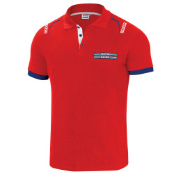 Férfi galléros póló SPARCO MARTINI RACING, piros