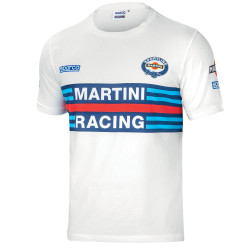 Sparco MARTINI RACING férfi póló - fehér