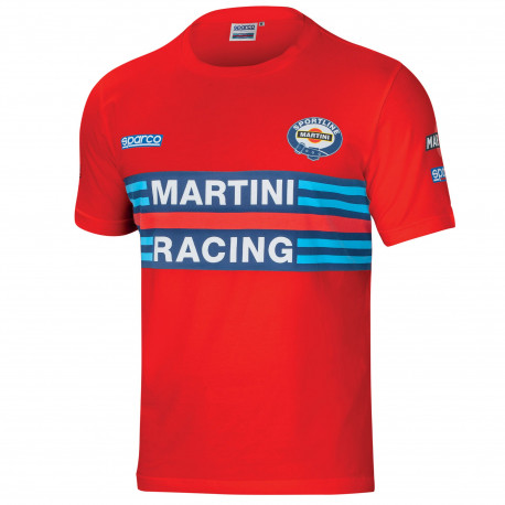 Pólók Sparco MARTINI RACING men`s T-Shirt - red | race-shop.hu