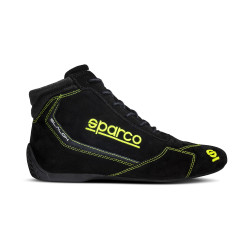 FIA versenycipő Sparco SLALOM, fekete/fluo sárga