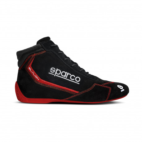 Cipők Cipő Sparco Slalom FIA 8856-2018 fekete/piros | race-shop.hu